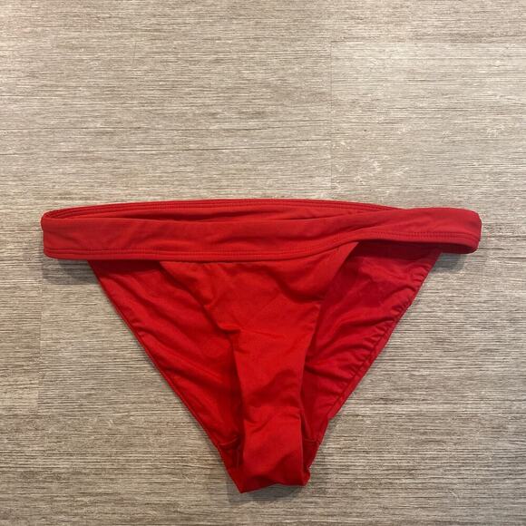 NWT Andie Swim The Banded Cheeky Bottom Cherry Red Size XS - Picture 4 of 8